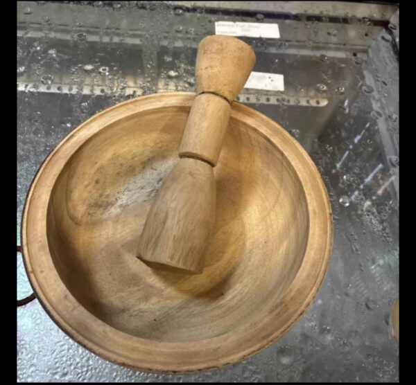 Traditional Fufu Mortar
